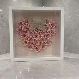 Minnie Mouse Floral shadow box